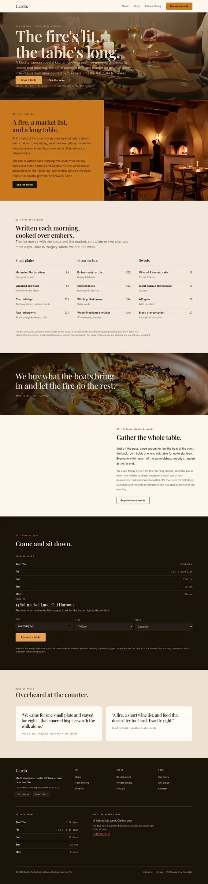 Cardo: Restaurant