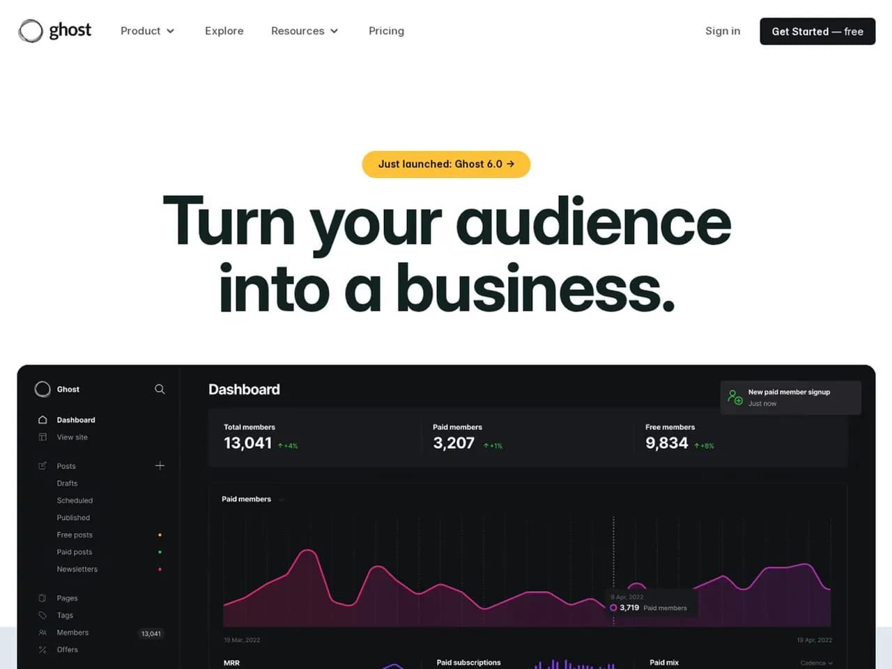 ghost.org — original site