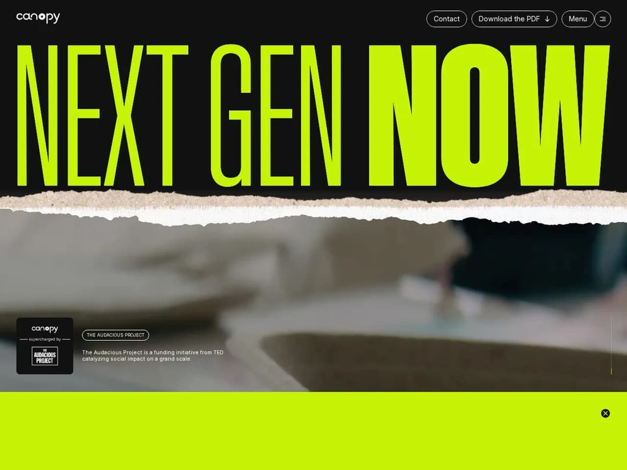 nextgennow.canopyplanet.org — original site
