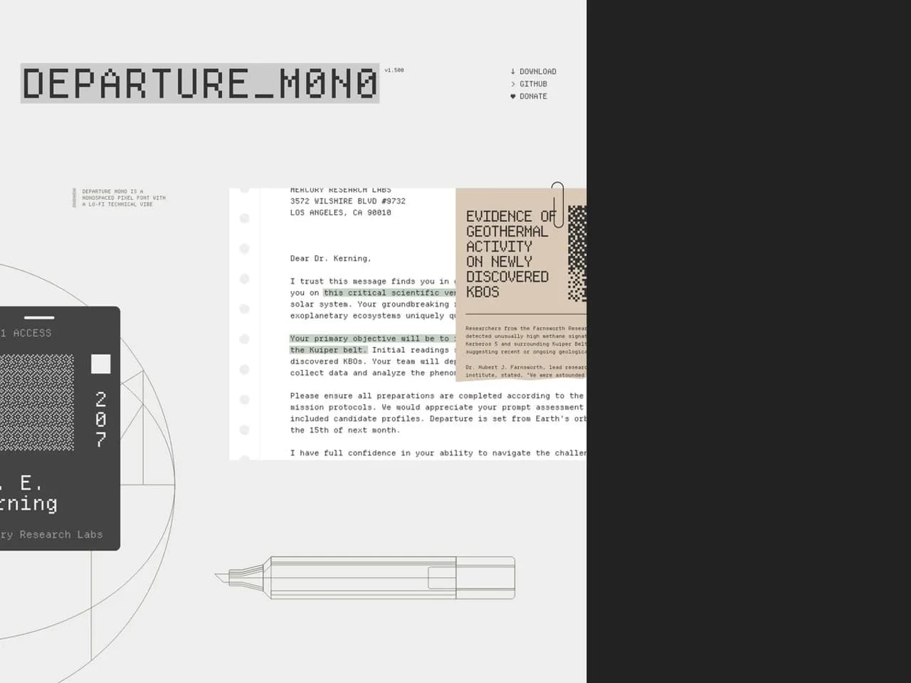 departuremono.com — original site