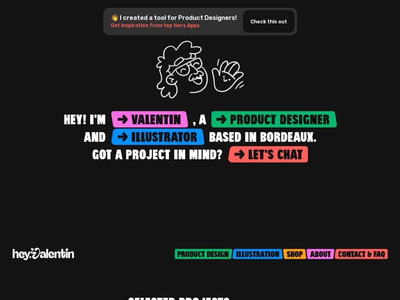 heyvalentin.club — original site